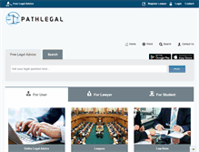 Tablet Screenshot of cu.pathlegal.com