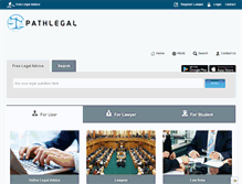 Tablet Screenshot of by.pathlegal.com