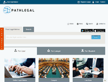Tablet Screenshot of al.pathlegal.com