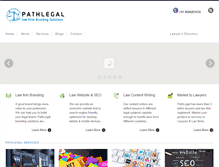 Tablet Screenshot of pathlegal.net